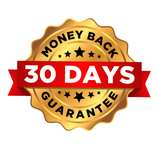 30 Day Money-Back guarantee